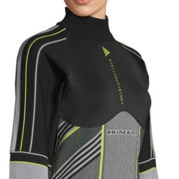 Adidas by Stella McCartney Run Geometric Turtleneck Pullover size L - Picture 8 of 9